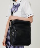 【ウィゴー/WEGO】の【SCHOOLITEM】PUスクールショルダーバッグ ブラック|ID: prp329100004555936 ipo3291000000032200212