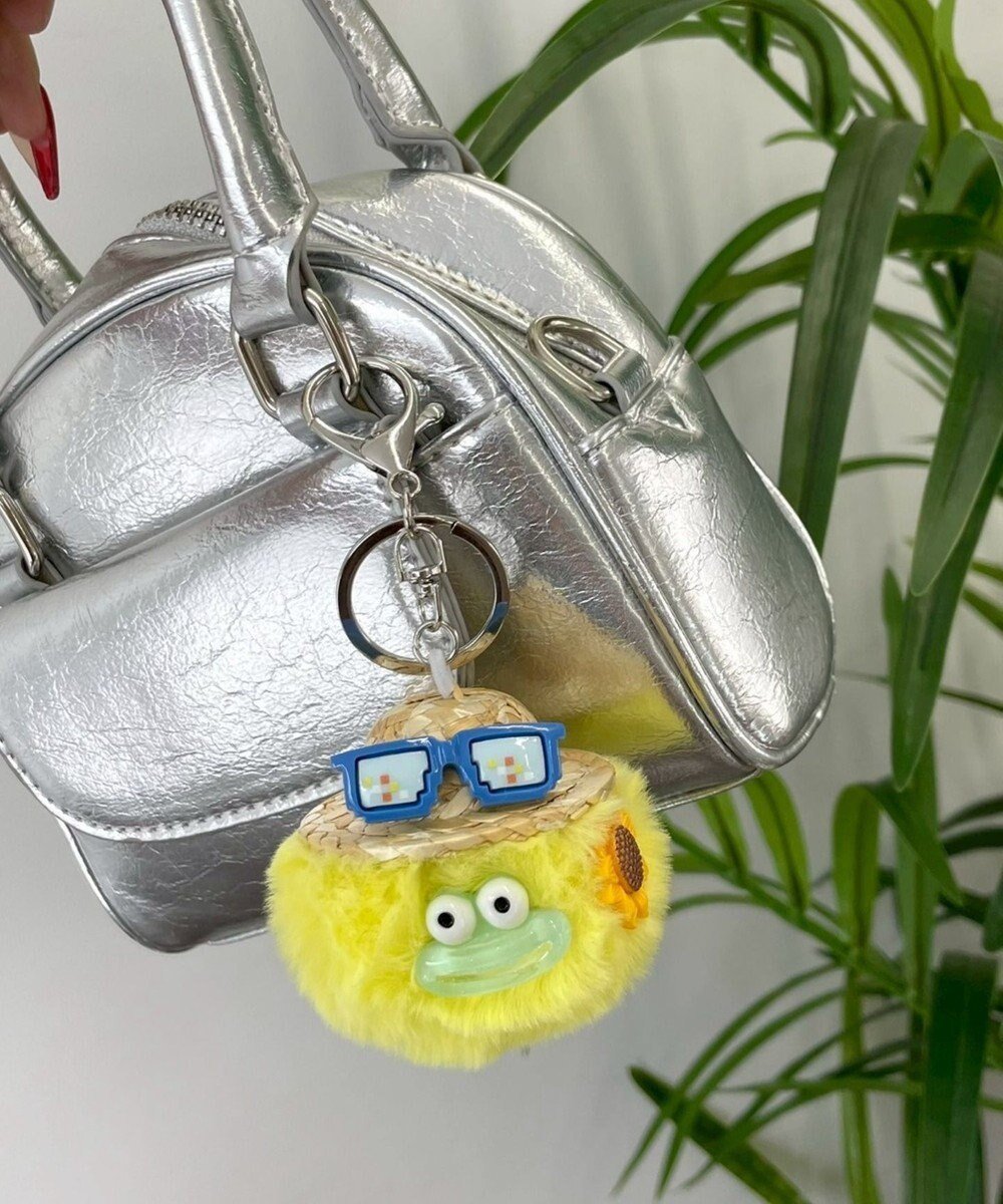 【ウィゴー/WEGO】のサマバケ麦わらモンスターぬいぐるみキーホルダー インテリア・キッズ・メンズ・レディースファッション・服の通販 founy(ファニー) 　ファッション　Fashion　レディースファッション　WOMEN　財布　Wallets　キーホルダー　Key Ring　サマー　Summer　サングラス　Sunglasses　スマホ　Smartphone　チャーム　Charm　財布　Wallet　イエロー|ID: prp329100004555941 ipo3291000000032200254