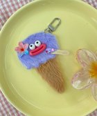 【ウィゴー/WEGO】のミニデリシャスアイスクリームモンスターぬいぐるみキーホルダー パープル|ID: prp329100004555947 ipo3291000000032200301