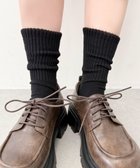 【ウィゴー/WEGO】のサポート付き無地リブソックス ブラック|ID: prp329100004555991 ipo3291000000032200587