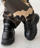 【ウィゴー/WEGO】の【MLサイズ展開】ハイカットベルト厚底スニーカー ブラック|ID: prp329100004555994 ipo3291000000032200601