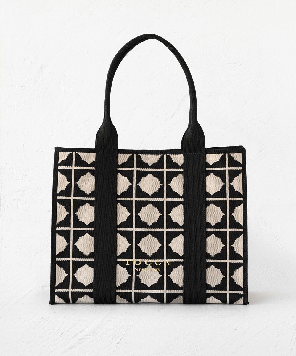 【トッカ/TOCCA】のTOUCHER KNIT BAG ニットバッグ インテリア・キッズ・メンズ・レディースファッション・服の通販 founy(ファニー) 　ファッション　Fashion　レディースファッション　Fashion for Women　トップス・カットソー　Cut & Sew Tops　ニット　Knit Tops & Sweaters　冬　Winter / This Winter　エレガント 上品　Elegant　シンプル　Simple, Minimal　フォルム　Silhouette, Form　ポケット　Pocket, Pocket Detail　モダン　Modern, Contemporary　リボン　Ribbon, Bow　リュクス　Luxury, Elegant, High-End, Chic　A/W・秋冬　Autumn/Winter　財布　Wallet, Purse　ブラック系5|ID: prp329100004556009 ipo3291000000033042528