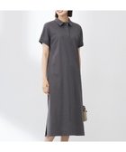【ジェイ プレス/J.PRESS】の【WEB限定カラーあり・洗える】コンパクトコットンスムース ポロワンピース スレート系|ID: prp329100004556010 ipo3291000000032643607