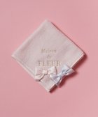 【メゾンドフルール/Maison de FLEUR】のバイカラーリボンタオルハンカチ Light Pink|ID: prp329100004556042 ipo3291000000032573757