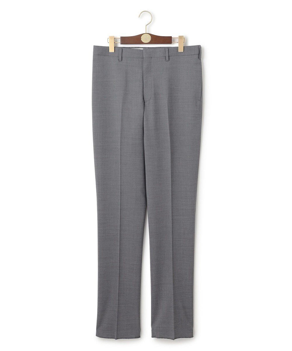 【ジェイ プレス/J.PRESS / MEN】の【Peppin Merino Comfort】【ウォッシャブル可 / 折り目加工】プレーンウィーヴ スラックス / ノータック インテリア・キッズ・メンズ・レディースファッション・服の通販 founy(ファニー) 　ファッション　Fashion　メンズファッション　Fashion for Men　ボトムス　Bottoms　ウォッシャブル　Machine Washable　春　Spring　ストレッチ　Stretch, Stretchy Fabric　スマート　Smart, Elegant　スラックス　Slacks, Dress Pants　テーパード　Tapered, Tapered Pants　ドレス　Dress, One-Piece　フォーマル　Formal, Dressy　S/S・春夏　SS, Spring/Summer, Warm Season　夏　Summer　ビジネス 仕事 通勤　Business / Work / Commuting　ライトグレー系|ID: prp329100004556803 ipo3291000000032634662