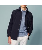 【ジョセフ アブード/JOSEPH ABBOUD / MEN】の【清涼・軽量・夏の軽羽織】クールサッカー ライトシャツ アウター ネイビー系|ID: prp329100004556805 ipo3291000000033300390