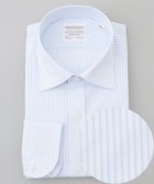 【五大陸/gotairiku / MEN】の【形態安定】PREMIUMPLEATS_セミワイドカラー 通年ドレスシャツ(ストライプ) サックスブルーストライプ|ID: prp329100004556811 ipo3291000000032675070