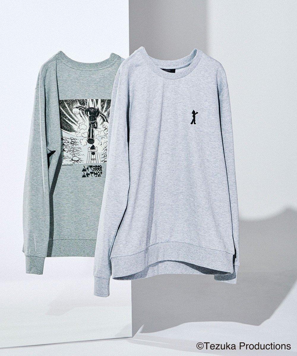 【ジョゼフ オム/JOSEPH HOMME / MEN】の鉄腕アトム×JOSEPH HOMME BACK PRINT LONG SWEAT インテリア・キッズ・メンズ・レディースファッション・服の通販 founy(ファニー) 　ファッション　Fashion　メンズファッション　MEN　トップス・カットソー　Tops/Tshirt/Men　シャツ　Shirts　カットソー　Cut And Sew　キャラクター　Character　トレーナー　Trainer　フロント　Front　プリント　Print　夏　Summer　S/S・春夏　Ss・Spring/Summer　A/W・秋冬　Aw・Autumn/Winter・Fw・Fall-Winter　ライトグレー系|ID: prp329100004556817 ipo3291000000032208565