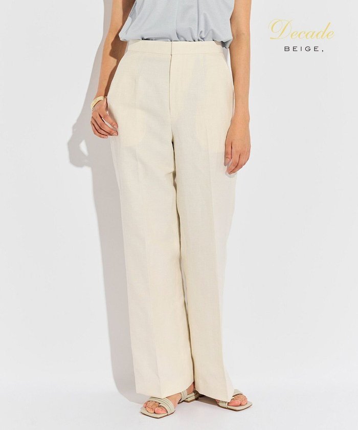 【ベイジ,/BEIGE,】のCAROLE / ワイドパンツ インテリア・キッズ・メンズ・レディースファッション・服の通販 founy(ファニー) https://founy.com/ ファッション Fashion レディースファッション Fashion for Women パンツ Pants & Trousers おすすめ Recommended / Our Picks ジャケット Jacket, Outerwear ストレッチ Stretch, Stretchy Fabric セットアップ Set-Up, Coordinated Outfit センター Center, Center Line ワイド Wide, Wide Fit 夏 Summer 春 Spring S/S・春夏 SS, Spring/Summer, Warm Season 洗える Machine Washable ビジネス 仕事 通勤 Business / Work / Commuting |ID: prp329100004556833 ipo3291000000033452366