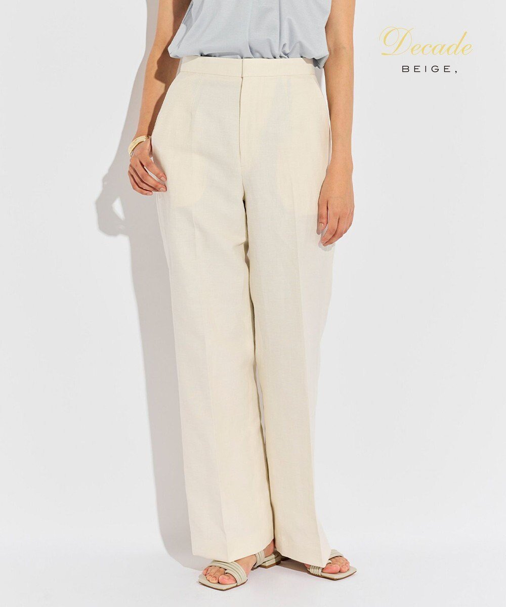 【ベイジ,/BEIGE,】のCAROLE / ワイドパンツ 人気、トレンドファッション・服の通販 founy(ファニー) 　ファッション　Fashion　レディースファッション　Fashion for Women　パンツ　Pants & Trousers　おすすめ　Recommended / Our Picks　ジャケット　Jacket, Outerwear　ストレッチ　Stretch, Stretchy Fabric　セットアップ　Set-Up, Coordinated Outfit　センター　Center, Center Line　ワイド　Wide, Wide Fit　夏　Summer　春　Spring　S/S・春夏　SS, Spring/Summer, Warm Season　洗える　Machine Washable　ビジネス 仕事 通勤　Business / Work / Commuting　 other-1|ID: prp329100004556833 ipo3291000000033452366