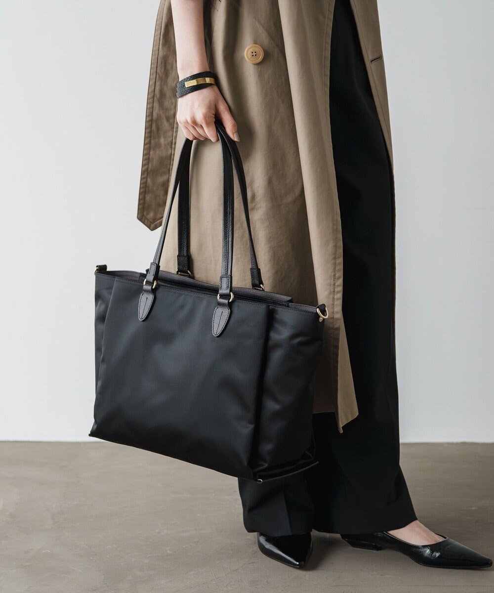【ラシット/russet】のお仕事トートバッグ(CE-1517) インテリア・キッズ・メンズ・レディースファッション・服の通販 founy(ファニー) 　ファッション　Fashion　レディースファッション　Ladies' Fashion Online　バッグ　Bag　サテン　Satin　ショルダー　Shoulder　財布　Wallet　人気　Popularity　ビッグ　Big　ポケット　Pocket　再入荷　Restock/Back In Stock/Re Arrival　おすすめ　Recommend　日本製　Made In Japan　ビジネス 仕事 通勤　Business　Black|ID: prp329100004556841 ipo3291000000032675419