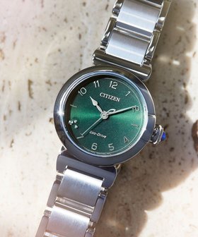 【シチズン/CITIZEN】の【電池交換不要 腕時計】グリーンの文字板が美しいエレガントなモデル 人気、トレンドファッション・服の通販 founy(ファニー) ファッション Fashion レディースファッション WOMEN エレガント 上品 Elegant 腕時計 Watch ガラス Glass 時計 Clock 人気 Popularity フェミニン Feminine モチーフ Motif |ID:prp329100004556842