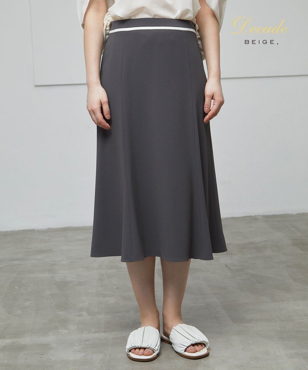 【ベイジ,/BEIGE,】のCINDY / フレアスカート インテリア・キッズ・メンズ・レディースファッション・服の通販 founy(ファニー) 　ファッション　Fashion　レディースファッション　Fashion for Women　スカート　Skirts　Aライン・フレアスカート　A-Line & Flared Skirts　ウォッシャブル　Machine Washable　オケージョン　Occasion Wear　サテン　Satin, Glossy Fabric　ショート　Short, Short Length　ジャケット　Jacket, Outerwear　ストレッチ　Stretch, Stretchy Fabric　スーツ　Suit, Formalwear　セットアップ　Set-Up, Coordinated Outfit　トリミング　Trimming, Decorative Edge　フィット　Fit, Slim Fit　フレア　Flare, Flared　ボトム　Bottoms, Lower Wear　A/W・秋冬　Autumn/Winter　S/S・春夏　SS, Spring/Summer, Warm Season　おすすめ　Recommended / Our Picks　夏　Summer　ビジネス 仕事 通勤　Business / Work / Commuting　C.Gray×White|ID: prp329100004556848 ipo3291000000033688175