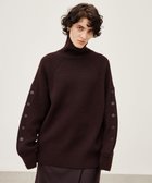 【ベイジ,/BEIGE,】の【洗える】LEADER / ボタンディティールハイネックトップス Bordeaux|ID: prp329100004556852 ipo3291000000032575518