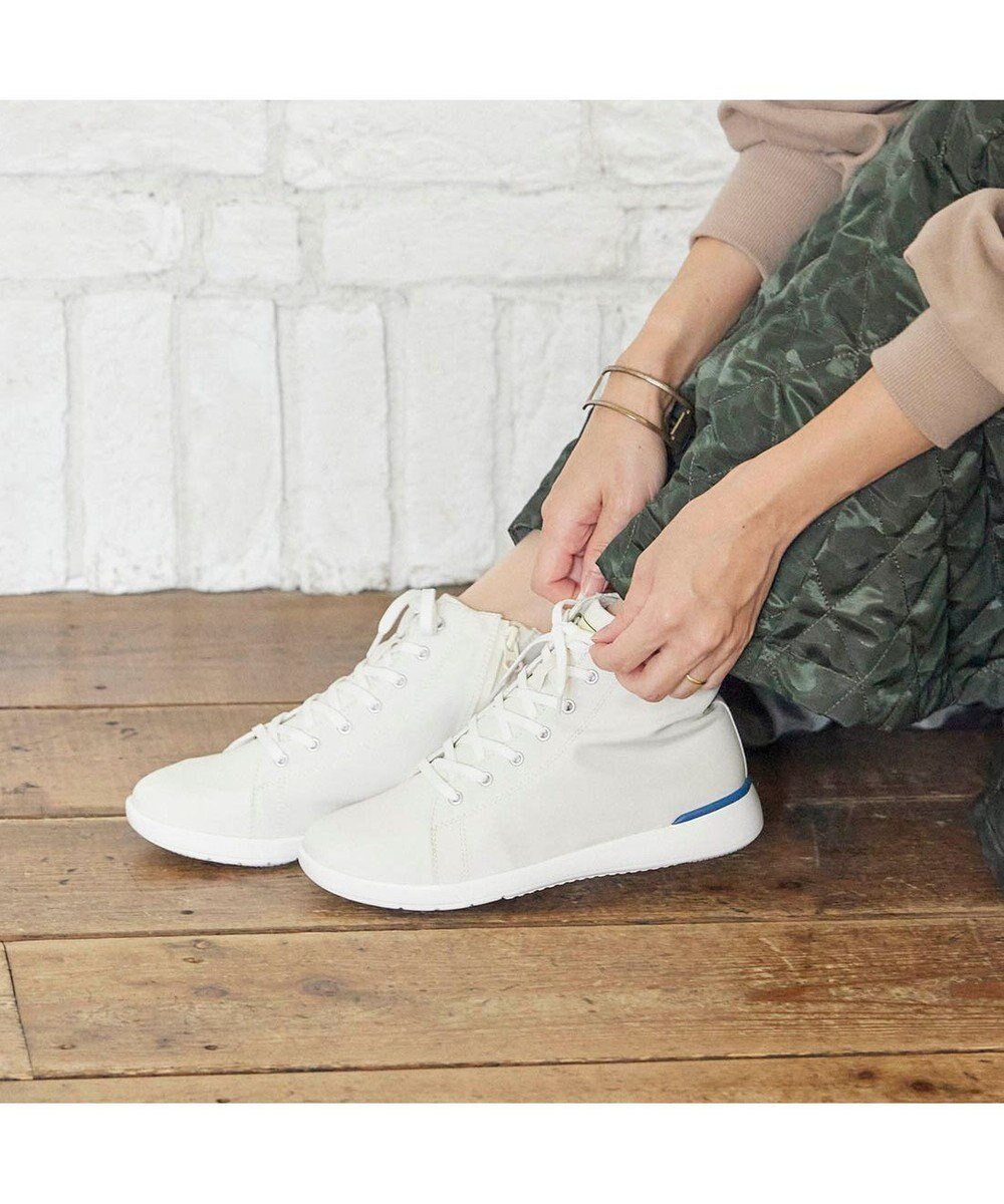 【イング/ing】のing 晴雨兼用ハイカットスニーカー 人気、トレンドファッション・服の通販 founy(ファニー) 　ファッション　Fashion　レディースファッション　Fashion for Women　おすすめ　Recommended / Our Picks　スニーカー　Sneakers, Trainers　ベーシック　Basic, Essential　 other-1|ID: prp329100004556865 ipo3291000000033026998
