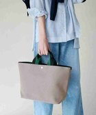 【トプカピ/TOPKAPI】の【Breath TOPKAPI】SCOTCH GRAIN スコッチグレイン プレーン 2トーンテープ ハンドル トートバッグ L グレージュ|ID: prp329100004556866 ipo3291000000032466009
