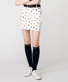 【23区 ゴルフ/NIJYUSANKU GOLF】の【WOMEN】【吸水速乾】ステッカープリント スカート ホワイト系5|ID: prp329100004556876 ipo3291000000033032199