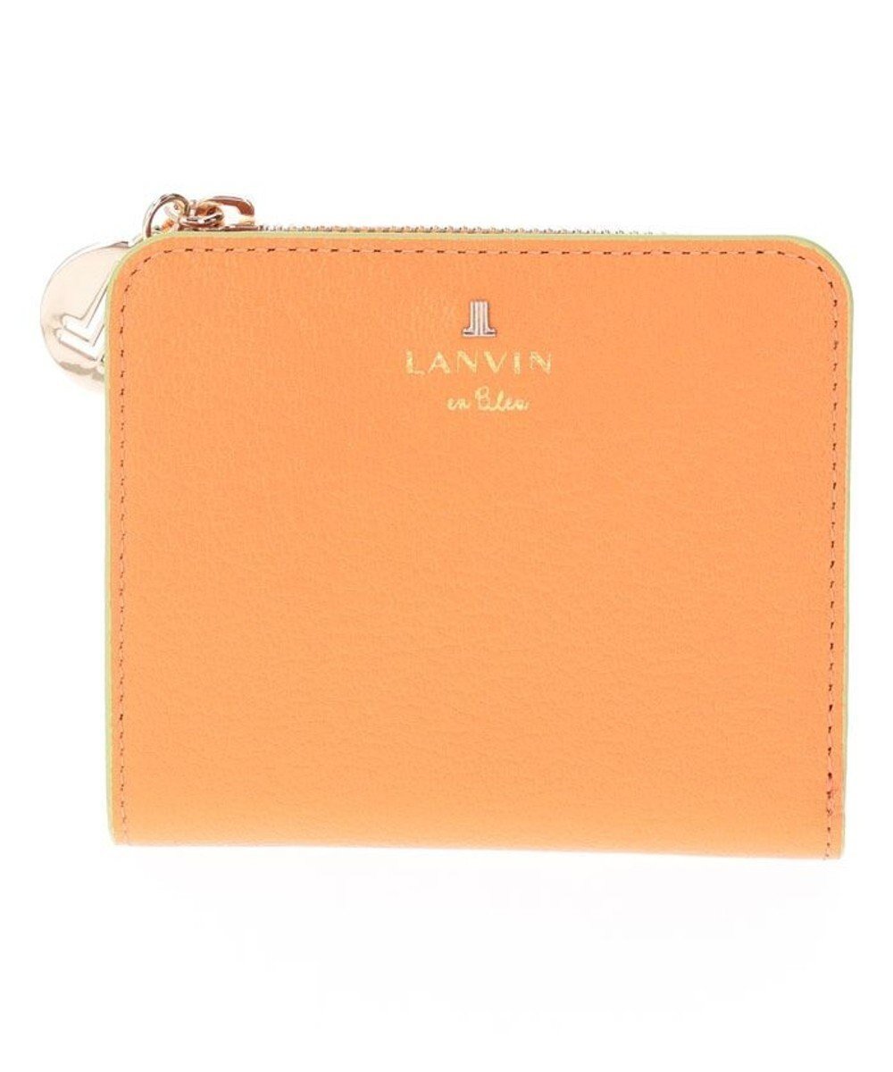【ランバン オン ブルー/LANVIN en Bleu】のリム 二つ折りコンパクト財布 インテリア・キッズ・メンズ・レディースファッション・服の通販 founy(ファニー) 　ファッション　Fashion　レディースファッション　WOMEN　財布　Wallets　おすすめ　Recommend　コンパクト　Compact　シンプル　Simple　エレガント 上品　Elegant　財布　Wallet　オレンジ|ID: prp329100004556879 ipo3291000000032209325
