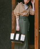 【トプカピ/TOPKAPI】の【Breath TOPKAPI】SCOTCH GRAIN スコッチグレイン ネオレザー ミニ トートバッグ クリーム|ID: prp329100004556888 ipo3291000000032651555