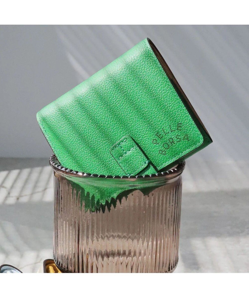 【ペレボルサ/PELLE BORSA】の二つ折りミニ財布 Very Goods ベリーグッズ 7202 インテリア・キッズ・メンズ・レディースファッション・服の通販 founy(ファニー) 　ファッション　Fashion　レディースファッション　Fashion for Women　ミニ財布・二つ折り財布　Wallets & Card Cases　ウォレット　Wallet　コンパクト　Compact, Small Size　コンビ　Combo, Combination Style　財布　Wallet, Purse　トレンド　Trend, Trending Now　ボックス　Boxy, Box Shape　ポケット　Pocket, Pocket Detail　おすすめ　Recommended / Our Picks　グリーン|ID: prp329100004556889 ipo3291000000033659971