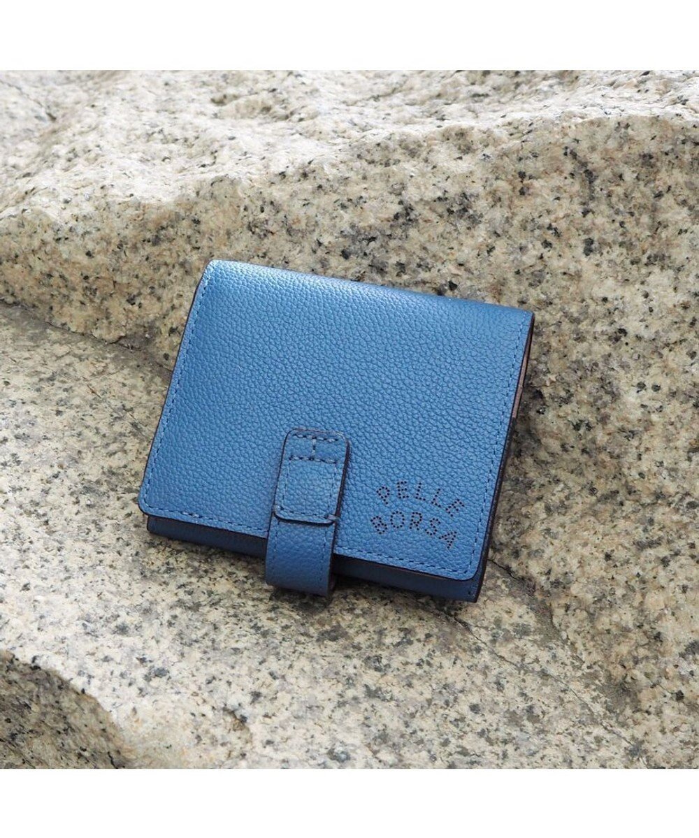 【ペレボルサ/PELLE BORSA】の二つ折りミニ財布 Very Goods ベリーグッズ 7202 インテリア・キッズ・メンズ・レディースファッション・服の通販 founy(ファニー) 　ファッション　Fashion　レディースファッション　Fashion for Women　ミニ財布・二つ折り財布　Wallets & Card Cases　ウォレット　Wallet　コンパクト　Compact, Small Size　コンビ　Combo, Combination Style　財布　Wallet, Purse　トレンド　Trend, Trending Now　ボックス　Boxy, Box Shape　ポケット　Pocket, Pocket Detail　おすすめ　Recommended / Our Picks　ブルー|ID: prp329100004556889 ipo3291000000033659973