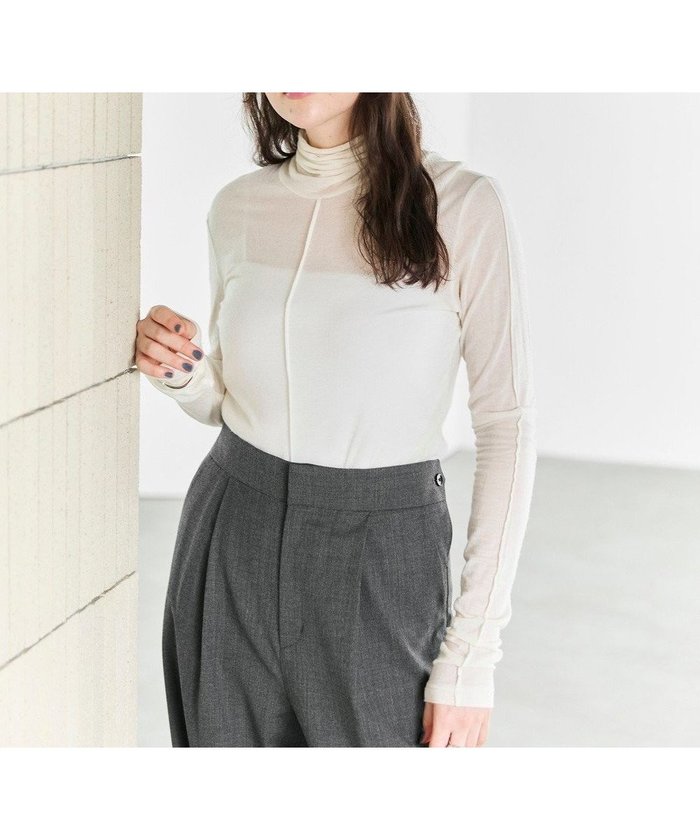 【ハッシュニュアンス/#Newans】の【ストレッチ】【カシミヤ混】カシミヤシルクジャージー インテリア・キッズ・メンズ・レディースファッション・服の通販 founy(ファニー) https://founy.com/ ファッション Fashion レディースファッション Fashion for Women トップス・カットソー Cut & Sew Tops シアー Sheer, See-Through シルク Silk, 100% Silk ストレッチ Stretch, Stretchy Fabric エレガント 上品 Elegant 秋 Autumn A/W・秋冬 Autumn/Winter |ID: prp329100004556903 ipo3291000000033711652