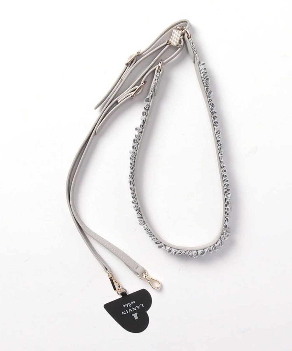 【ランバン オン ブルー/LANVIN en Bleu】のフリル スマホストラップ インテリア・キッズ・メンズ・レディースファッション・服の通販 founy(ファニー) ファッション Fashion レディースファッション Fashion for Women スポーツウェア Functional & Stylish Sportswear おすすめ Recommended / Our Picks アクセサリー Fashion Accessories ギフト プレゼント Gift / Present スポーツ Sports, Activewear チャーム Charm, Pendant フリル Frill, Ruffle ベーシック Basic, Essential モバイル Mobile, Smartphone リボン Ribbon, Bow ライトグレー|ID: prp329100004556909 ipo3291000000034629088