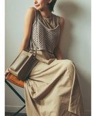 【グリーンパークス/Green Parks】のニットビスチェ付きカットソーワンピース Beige|ID: prp329100004556915 ipo3291000000033342778