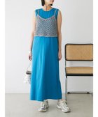 【グリーンパークス/Green Parks】のニットビスチェ付きカットソーワンピース Blue|ID: prp329100004556915 ipo3291000000033342779