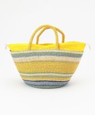 【オンワード クローゼットストア/ONWARD CROSSET STORE】の【VIOLAd ORO】MIRO アバカカラーボーダーバッグ S 人気、トレンドファッション・服の通販 founy(ファニー) ファッション Fashion レディースファッション WOMEN イタリア Italy エスニック Ethnic 巾着 Purse ポケット Pocket ポーチ Pouch 夏 Summer thumbnail yellow×blue|ID: prp329100004556916 ipo3291000000032209758