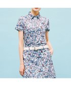 【23区 ゴルフ/NIJYUSANKU GOLF】の【WOMEN】プランティカプリント 総柄 半袖ポロシャツ パープル系5|ID: prp329100004556929 ipo3291000000032679687