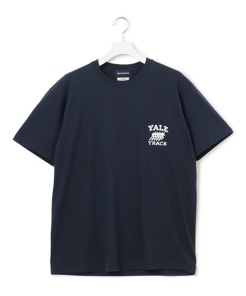 【ジェイプレスヨークストリート/J.PRESS YORK STREET】の【UNISEX】YALE × J.PRESS YORK STREET コラボTシャツ インテリア・キッズ・メンズ・レディースファッション・服の通販 founy(ファニー) 　ファッション　Fashion　レディースファッション　WOMEN　トップス・カットソー　Tops/Tshirt　シャツ/ブラウス　Shirts/Blouses　ロング / Tシャツ　T-Shirts　カットソー　Cut and Sewn　ユニセックス　Unisex　アメリカン　American　カットソー　Cut And Sew　コラボ　Collaboration　人気　Popularity　夏　Summer　春　Spring　S/S・春夏　Ss・Spring/Summer　ネイビー系|ID: prp329100004556959 ipo3291000000032210189