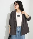 【クラフトスタンダードブティック/CRAFT STANDARD BOUTIQUE】のWテーラードジャケット Dark Gray|ID: prp329100004556966 ipo3291000000033553840