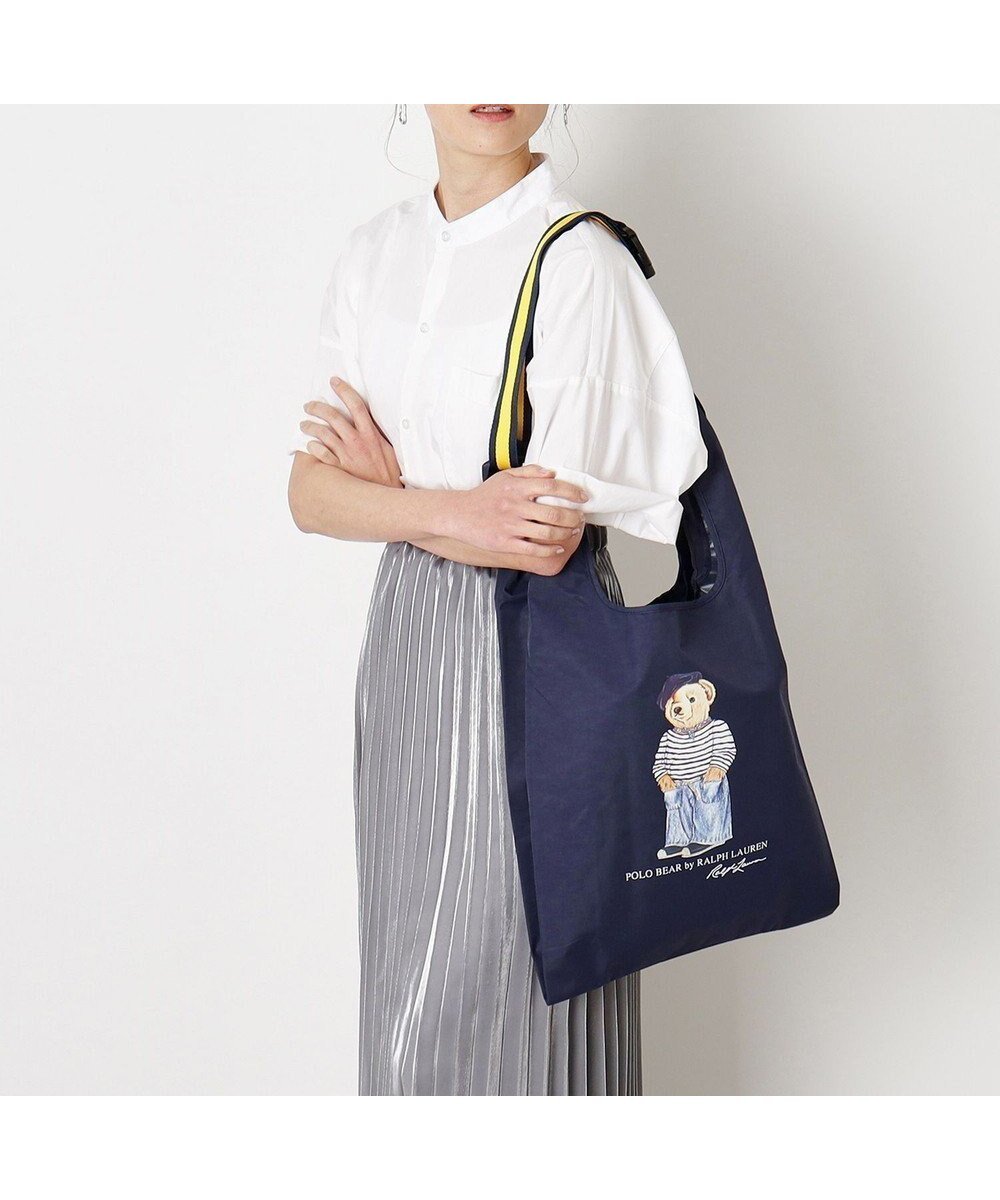 【ムーンバット/MOONBAT】の【2WAY/撥水】POLO RALPH LAUREN フレンチベア ベルト付きレインバッグ インテリア・キッズ・メンズ・レディースファッション・服の通販 founy(ファニー) 　ファッション　Fashion　レディースファッション　WOMEN　バッグ　Bag　ベルト　Belts　アイビー　Ivy　コンパクト　Compact　シンプル　Simple　ニューヨーク　New York　フレンチ　French　再入荷　Restock/Back In Stock/Re Arrival　ネイビーブルー|ID: prp329100004556981 ipo3291000000032210445