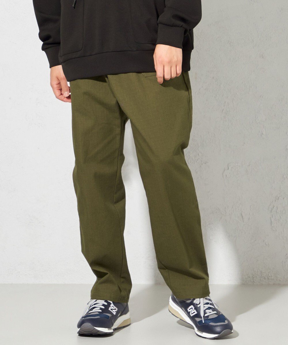 【シェアパーク/SHARE PARK / MEN】の【UNISEX】コットンリップベイカーパンツ(L・XLサイズ) インテリア・キッズ・メンズ・レディースファッション・服の通販 founy(ファニー) 　ファッション　Fashion　レディースファッション　Ladies' Fashion Online　パンツ　Pants　ユニセックス　Unisex　カーゴパンツ　Cargo Pants　A/W・秋冬　Aw・Autumn/Winter・Fw・Fall-Winter　カーキ|ID: prp329100004557145 ipo3291000000032686706