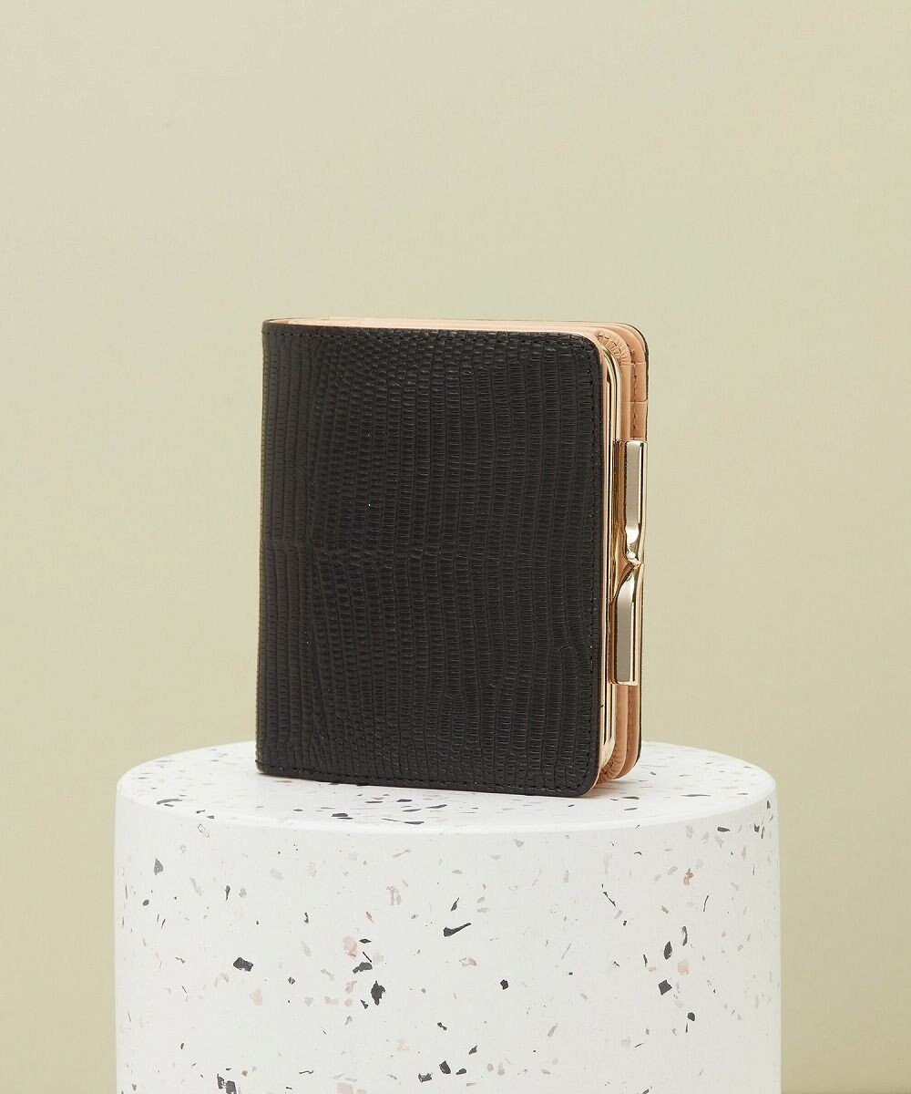 【トプカピ/TOPKAPI】の【TOPKAPI】イタリアンレザー リザード型押し がま口2つ折り財布 LUCIA ルチア 人気、トレンドファッション・服の通販 founy(ファニー) コンパクト Compact, Small Size コンビ Combo, Combination Style ポケット Pocket, Pocket Detail 人気 Popular, Best Seller 財布 Wallet, Purse other-1|ID: prp329100004557920 ipo3291000000034484379