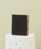 【トプカピ/TOPKAPI】の【TOPKAPI】イタリアンレザー リザード型押し がま口2つ折り財布 LUCIA ルチア 人気、トレンドファッション・服の通販 founy(ファニー) コンパクト Compact, Small Size コンビ Combo, Combination Style ポケット Pocket, Pocket Detail 人気 Popular, Best Seller 財布 Wallet, Purse thumbnail ブラック|ID: prp329100004557920 ipo3291000000034484380