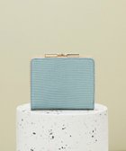 【トプカピ/TOPKAPI】の【TOPKAPI】イタリアンレザー リザード型押し がま口2つ折り財布 LUCIA ルチア 人気、トレンドファッション・服の通販 founy(ファニー) コンパクト Compact, Small Size コンビ Combo, Combination Style ポケット Pocket, Pocket Detail 人気 Popular, Best Seller 財布 Wallet, Purse thumbnail ミントグリーン|ID: prp329100004557920 ipo3291000000034484384