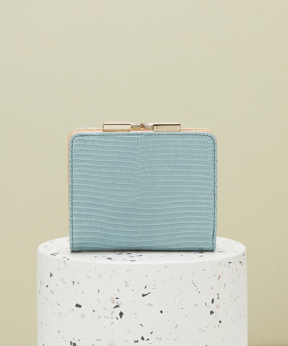 【トプカピ/TOPKAPI】の【TOPKAPI】イタリアンレザー リザード型押し がま口2つ折り財布 LUCIA ルチア インテリア・キッズ・メンズ・レディースファッション・服の通販 founy(ファニー) コンパクト Compact, Small Size コンビ Combo, Combination Style ポケット Pocket, Pocket Detail 人気 Popular, Best Seller 財布 Wallet, Purse ミントグリーン|ID: prp329100004557920 ipo3291000000034484384