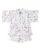 【ミキハウスホットビスケッツ/MIKI HOUSE HOT BISCUITS / KIDS】の【ミキハウス】【80-150cm】 金魚・とんぼ和柄の甚平スーツ 白|ID: prp329100004557933 ipo3291000000033487247