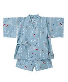 【ミキハウスホットビスケッツ/MIKI HOUSE HOT BISCUITS / KIDS】の【ミキハウス】【80-150cm】 金魚・とんぼ和柄の甚平スーツ ブルー|ID: prp329100004557933 ipo3291000000033487248