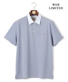 【ジェイ プレス/J.PRESS / MEN】のクールビズの頼れる味方【WEB限定】【ビジネス対応 / 吸水速乾】カノコインレイ ポロシャツ サックスブルー系|ID: prp329100004557942 ipo3291000000032757479