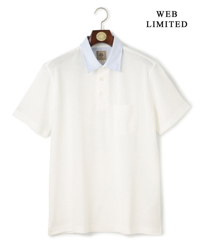 【ジェイ プレス/J.PRESS / MEN】のクールビズの頼れる味方【WEB限定】【ビジネス対応 / 吸水速乾】カノコインレイ ポロシャツ インテリア・キッズ・メンズ・レディースファッション・服の通販 founy(ファニー) https://founy.com/ ファッション Fashion メンズファッション Fashion for Men トップス・カットソー Cut & Sew Tops メンズシャツ Shirts ポロシャツ / きれいめカジュアルスタイル Polo Shirts インナー Innerwear 春 Spring ギャザー Gathered, Ruffled 吸水 Absorbent, Quick-Dry 鹿の子 Piqué, Kanoko Fabric シャンブレー Chambray, Denim-Like Fabric ジャケット Jacket, Outerwear ストライプ Stripe, Striped Pattern ストレート Straight, Straight Cut バランス Balance, Style Balance フィット Fit, Slim Fit ポロシャツ Polo Shirt, Collared Tee ヨーク Yoke, Yoke Design ラウンド Round, Round Neck レギュラー Regular, Standard Fit S/S・春夏 SS, Spring/Summer, Warm Season おすすめ Recommended / Our Picks 夏 Summer ビジネス 仕事 通勤 Business / Work / Commuting |ID: prp329100004557942 ipo3291000000033563202