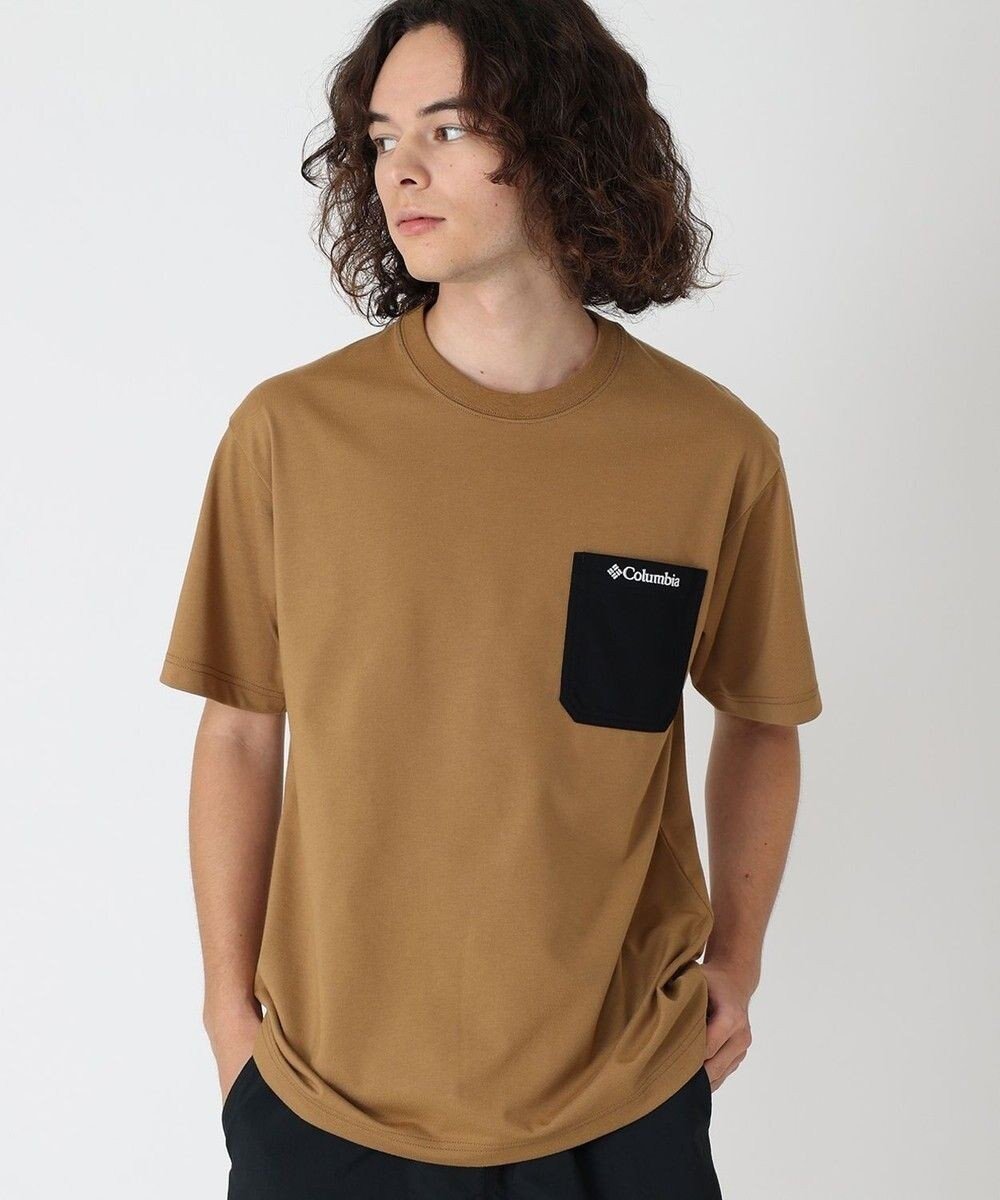【コロンビア/Columbia / MEN】のColumbia/ ヤングストリートショートスリーブクルー /コロンビア インテリア・キッズ・メンズ・レディースファッション・服の通販 founy(ファニー) 　ファッション　Fashion　メンズファッション　MEN　トップス・カットソー　Tops/Tshirt/Men　シャツ　Shirts　アウトドア　Outdoor　カットソー　Cut And Sew　スタンダード　Standard　トレンド　Trend　フィット　Fit　プリント　Print　ポケット　Pocket　ワンポイント　One Point　再入荷　Restock/Back In Stock/Re Arrival　半袖　Short Sleeve　夏　Summer　旅行　Travel　S/S・春夏　Ss・Spring/Summer　A/W・秋冬　Aw・Autumn/Winter・Fw・Fall-Winter　Delta|ID: prp329100004557953 ipo3291000000032220476