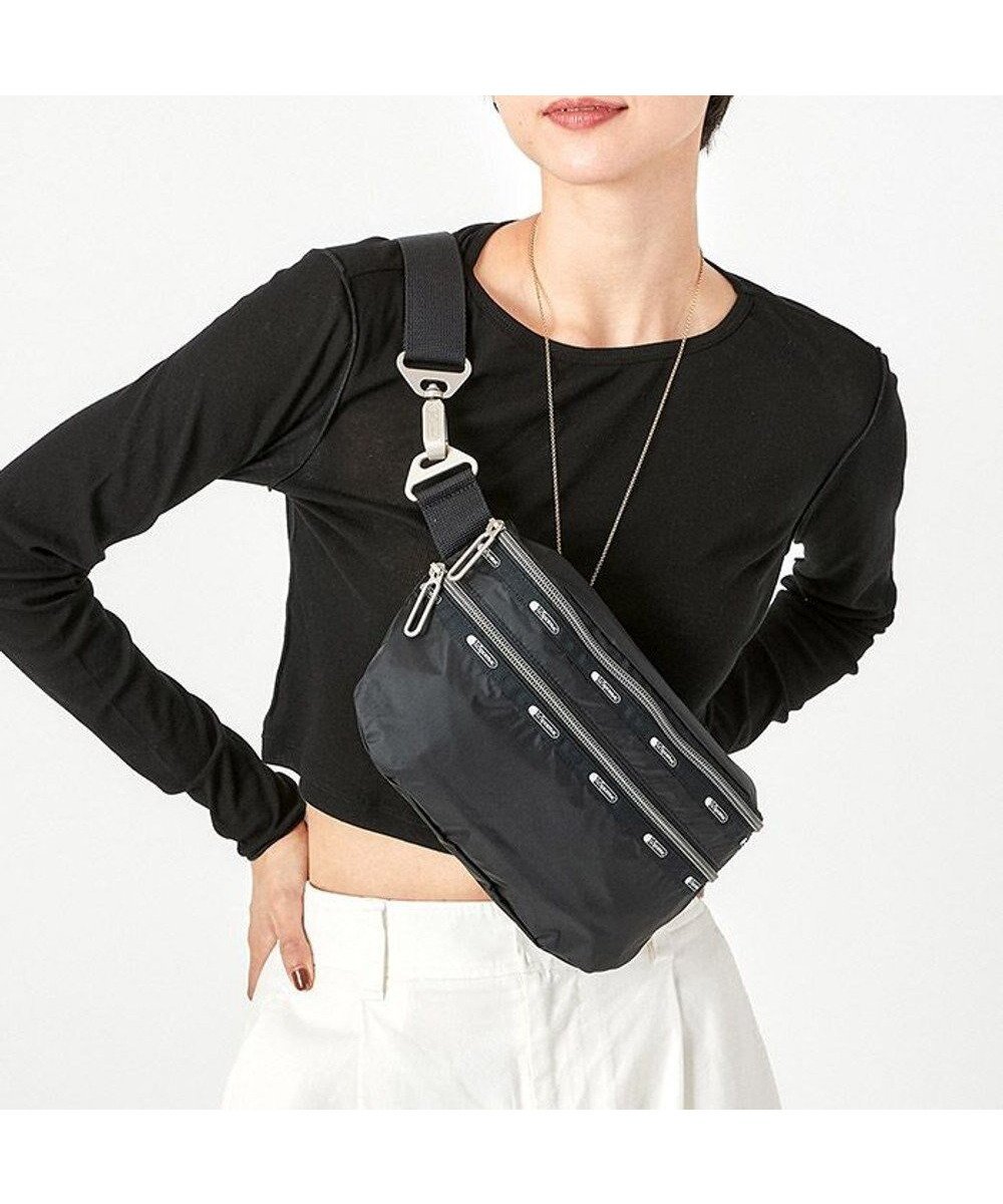 【レスポートサック/LeSportsac】のESSENTIAL BELT BAG/ブラックC インテリア・キッズ・メンズ・レディースファッション・服の通販 founy(ファニー) 　ファッション　Fashion　レディースファッション　Fashion for Women　ポーチ&ミニバッグ　Pouches & Mini Bags　アウトドア　Outdoor Clothing　スポーツ　Sports, Activewear　スポーティ　Sporty, Casual Athletic　スマート　Smart, Elegant　財布　Wallet, Purse　トラベル　Travel, Travel Gear　人気　Popular, Best Seller　プリント　Print, Printed Pattern　ポケット　Pocket, Pocket Detail　ポーチ　Pouch, Small Case　無地　Plain, Solid Color　おすすめ　Recommended / Our Picks　旅行　Travel　ブラックC|ID: prp329100004557976 ipo3291000000033499667