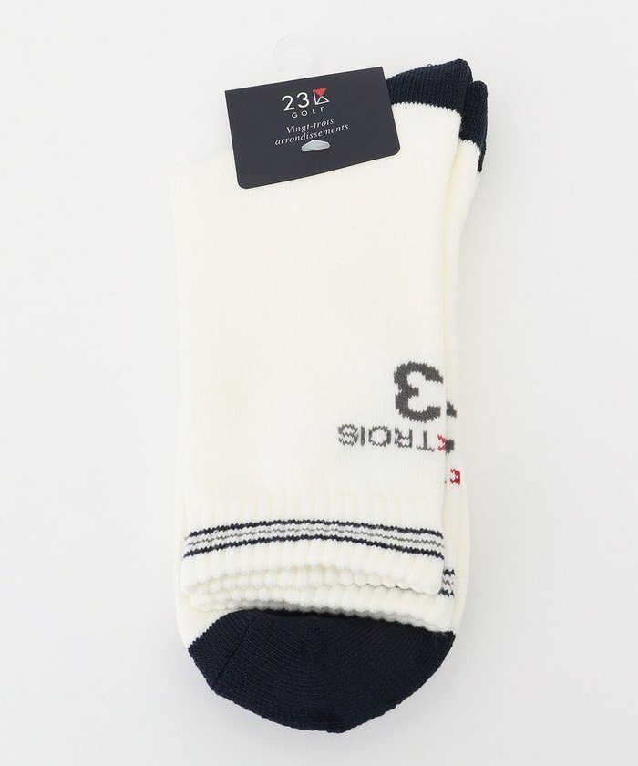 【23区 ゴルフ/23区GOLF / MEN】の【MEN】バックロゴ ハーフソックス インテリア・キッズ・メンズ・レディースファッション・服の通販 founy(ファニー) https://founy.com/ ファッション Fashion メンズファッション Fashion for Men シューズ・靴 Shoes シンプル Simple, Minimal ソックス Socks, Hosiery ハーフ Half, Half-Length 抗菌 Antibacterial, Bacteria-Resistant |ID: prp329100004557978 ipo3291000000033653256