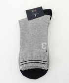 【23区 ゴルフ/23区GOLF / MEN】の【MEN】バックロゴ ハーフソックス ライトグレー系|ID: prp329100004557978 ipo3291000000034243105