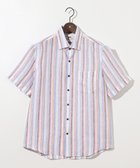 【ジョセフ アブード/JOSEPH ABBOUD / MEN】の【麻100%・軽い・涼しい】 モイスチャーリネンストライプシャツ 人気、トレンドファッション・服の通販 founy(ファニー) ファッション Fashion メンズファッション MEN トップス・カットソー Tops/Tshirt/Men シャツ Shirts おすすめ Recommend エレガント 上品 Elegant シャンブレー Chambray ジャケット Jacket ストライプ Stripe ペイズリー Paisley ランダム Random 夏 Summer 春 Spring S/S・春夏 Ss・Spring/Summer 羽織 Haori thumbnail オレンジ系1|ID: prp329100004557983 ipo3291000000032245603
