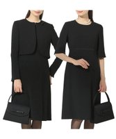 【組曲 NOIR/KUMIKYOKU NOIR】のモランナ経二重 ジャケット+ワンピース 人気、トレンドファッション・服の通販 founy(ファニー) ファッション Fashion レディースファッション Fashion for Women アウター Coat / Outerwear Collection レディースジャケット・軽アウター Jackets スーツ Business Suits & Workwear スーツジャケット・オフィスブレザー Suit Jackets / Blazers スーツセット・2点セット・レディーススーツ Suit Sets / 2-Piece Suits / Office Suit Sets アンサンブル Ensemble Set コンパクト Compact, Small Size サテン Satin, Glossy Fabric シンプル Simple, Minimal ジャケット Jacket, Outerwear スーツ Suit, Formalwear セットアップ Set-Up, Coordinated Outfit ネックレス Necklace, Pendant Necklace パール Pearl, Pearl Accent リボン Ribbon, Bow エレガント 上品 Elegant 切替 Switching, Contrast Panel 夏 Summer S/S・春夏 SS, Spring/Summer, Warm Season A/W・秋冬 Autumn/Winter |ID:prp329100004557990