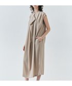 【ベイジ,/BEIGE,】の【洗える】FLEUR / フロントドレープノースリーブドレス Beige|ID: prp329100004557991 ipo3291000000032708059